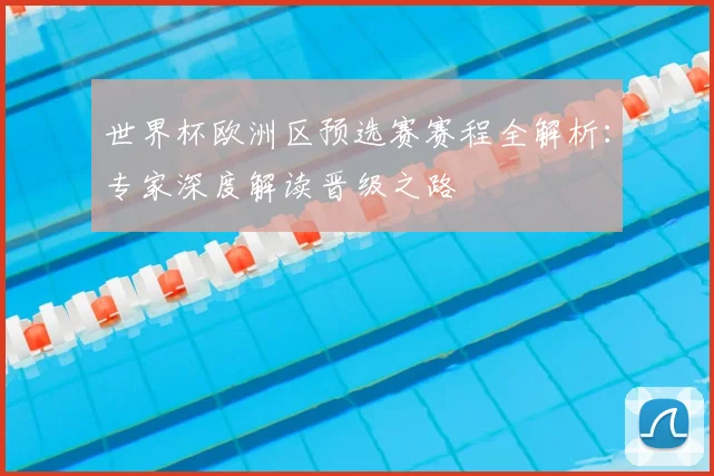 世界杯欧洲区预选赛赛程全解析:专家深度解读晋级之路